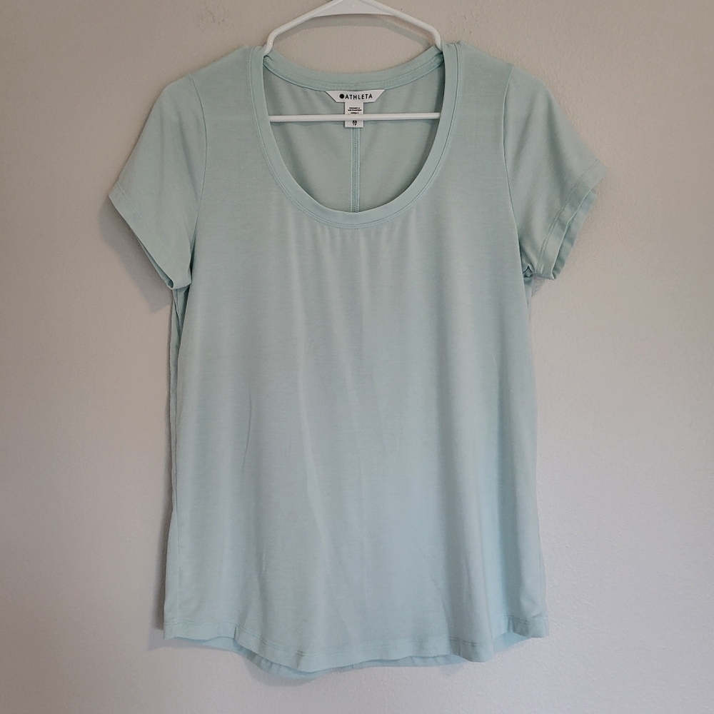Athleta Stratus II Scoop Neck T-Shirt - Mint